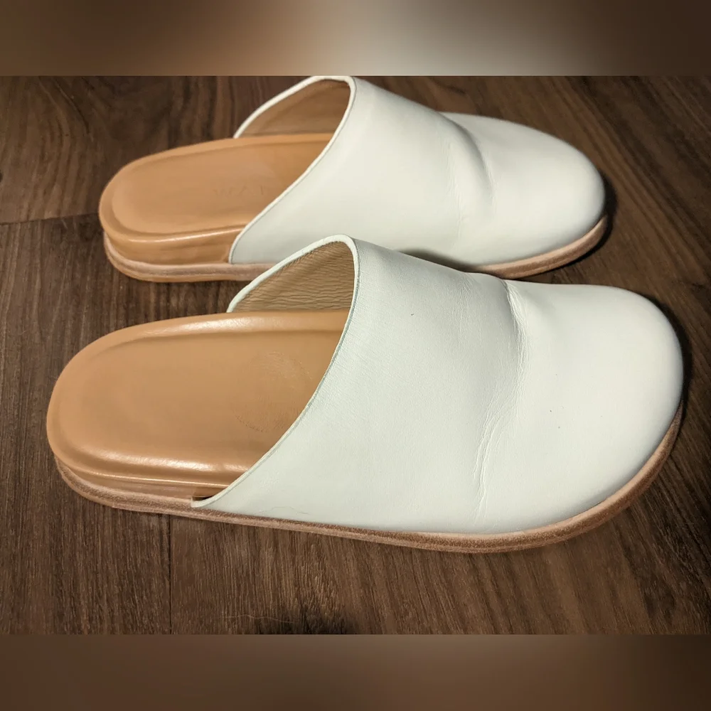 Wal & Pai - Ogdenclogs Slip-On Mules | Ivory | Size 35 (Size 5 U.S.) - Picture 7 of 16